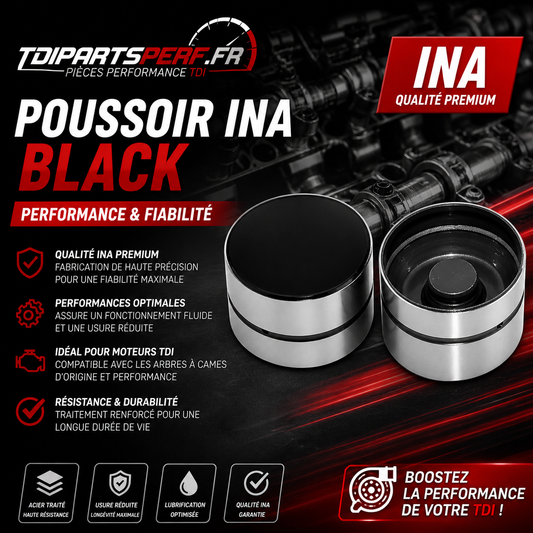 Poussoir Hydraulique INA Black Haute Performance – Renforcé TDI | TDIPARTSPERF